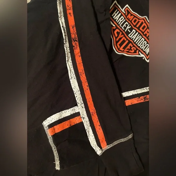 Harley-Davidson Logo Long Sleeve Shirt sz L - Picture 5 of 8